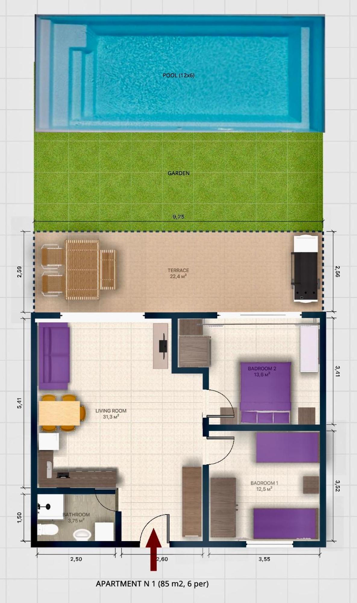 Ellinfos Aparthotel CChanioti Exteriér fotografie