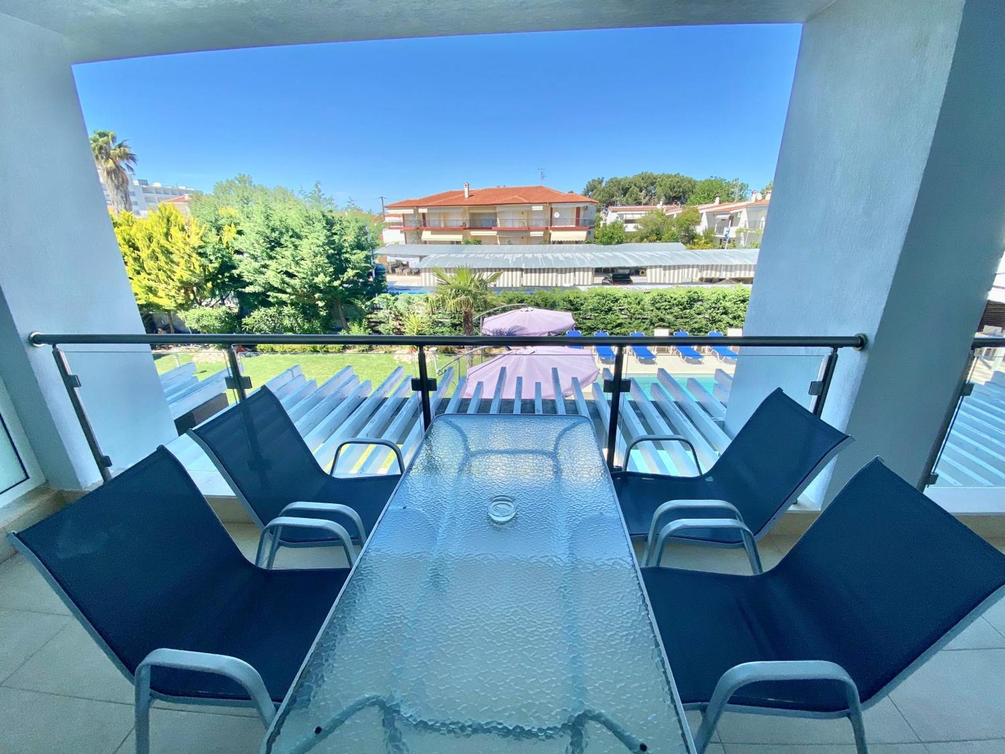 Ellinfos Aparthotel CChanioti Exteriér fotografie